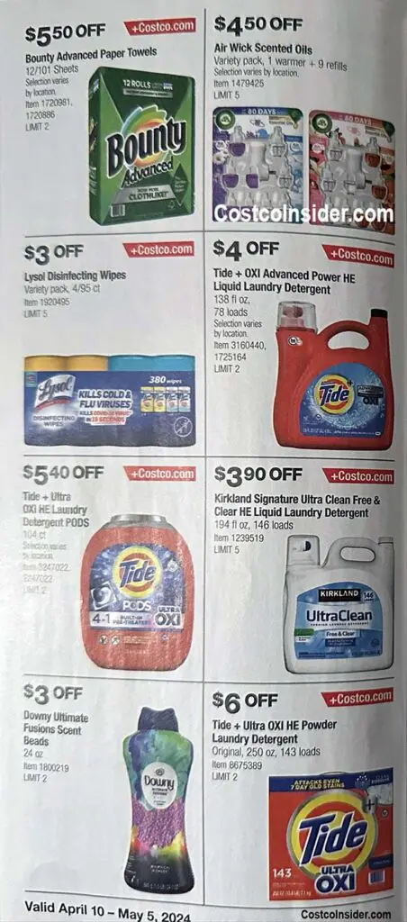 Costco April 2024 Coupon Book Page 17