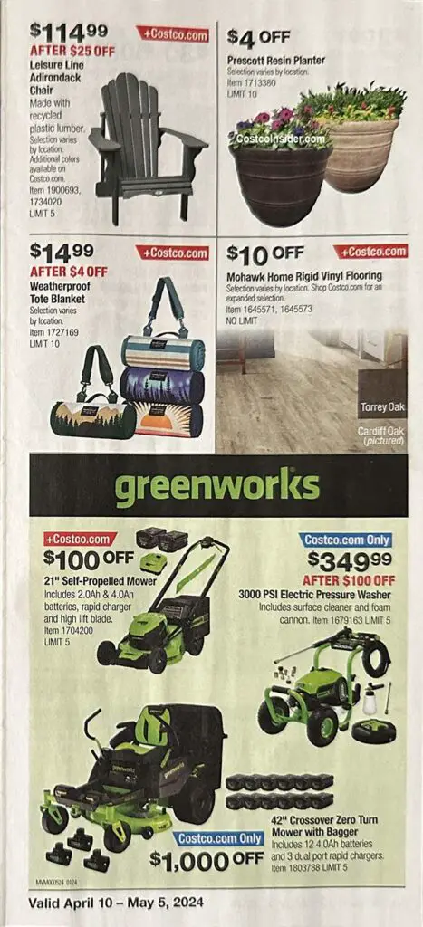 Costco April 2024 Coupon Book Page 2
