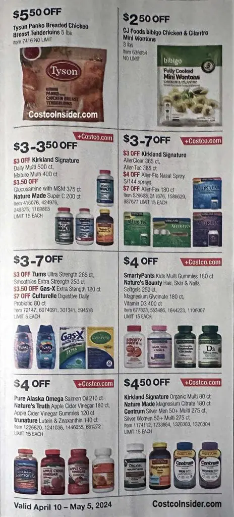 Costco April 2024 Coupon Book Page 20