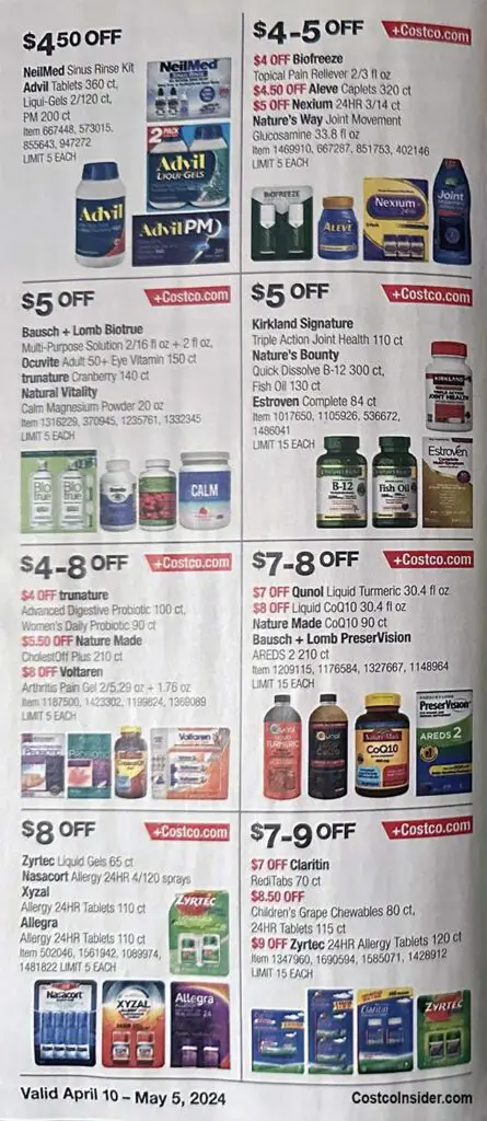 Costco April 2024 Coupon Book Page 21