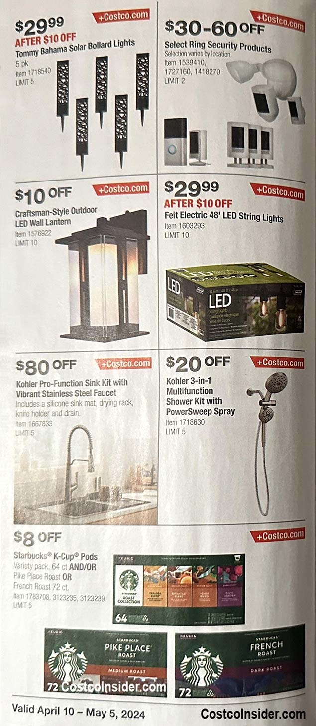 Costco April 2024 Coupon Book Costco Insider