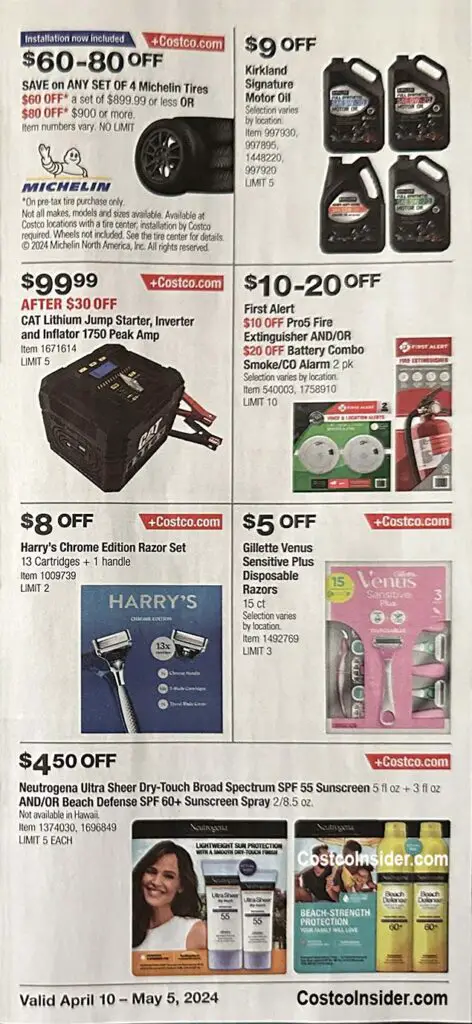 Costco April 2024 Coupon Book Page 4