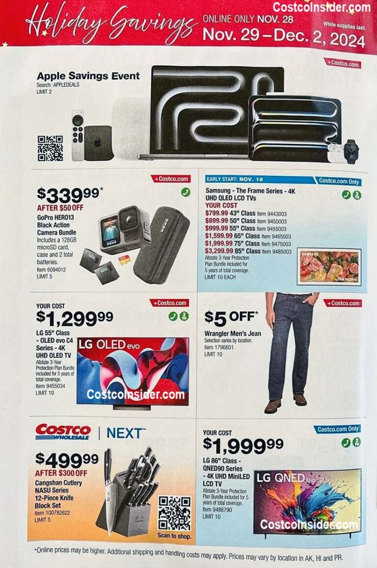 Costco Black Friday 2024 Ad | Costco Insider