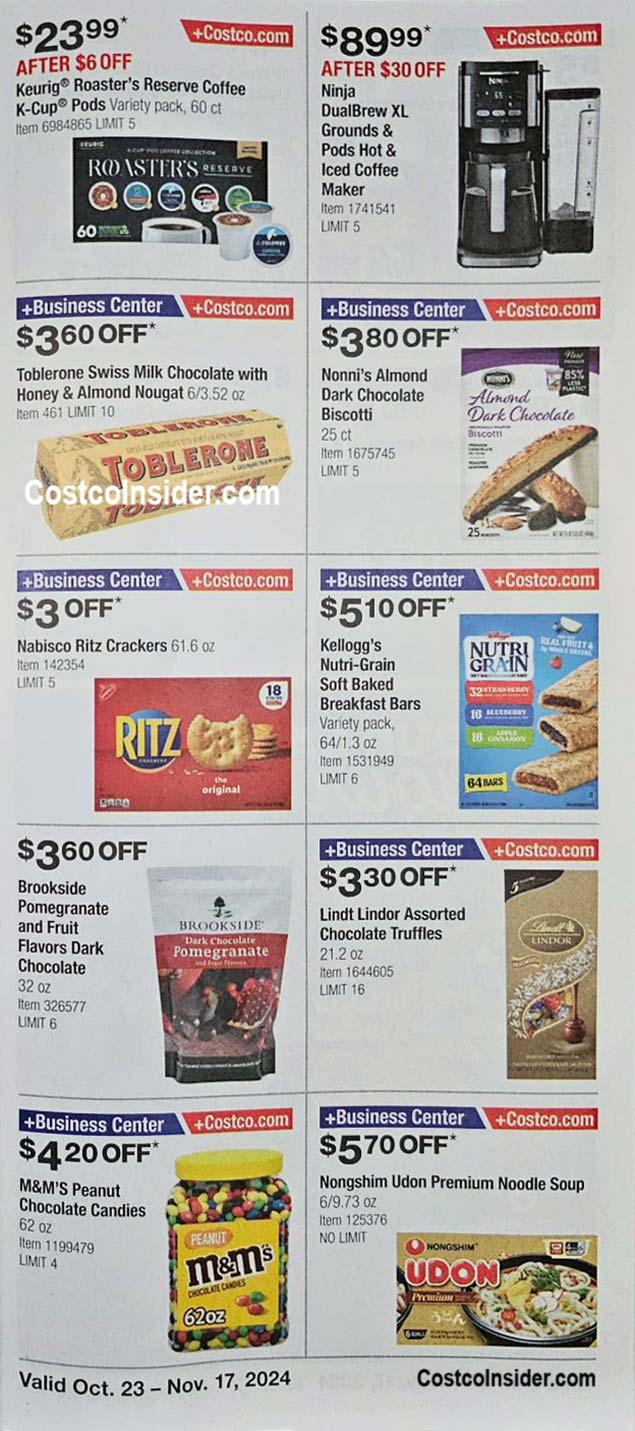 Costco November 2024 Coupon Book Costco Insider