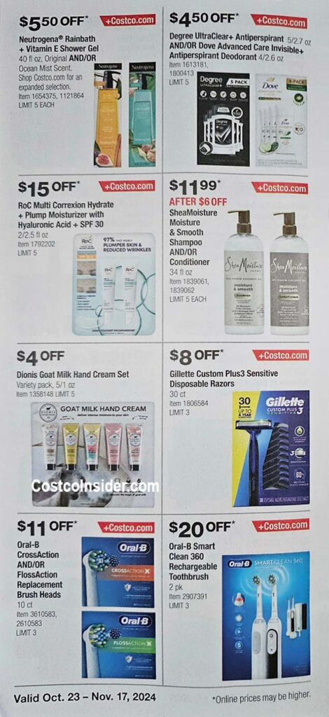 Costco November 2024 Coupon Book Page 3