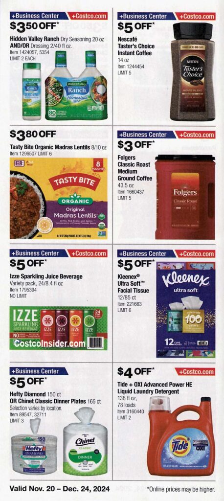 Costco December 2024 Coupon Book Page 17