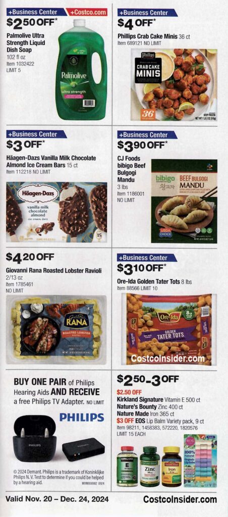 Costco December 2024 Coupon Book Page 20