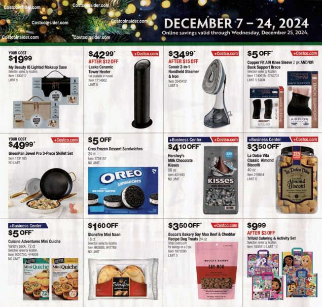 Costco December 2024 Holiday Event Coupons Costco Insider