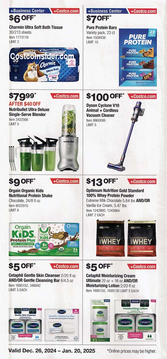 Costco January 2025 Coupon Book Costco Insider