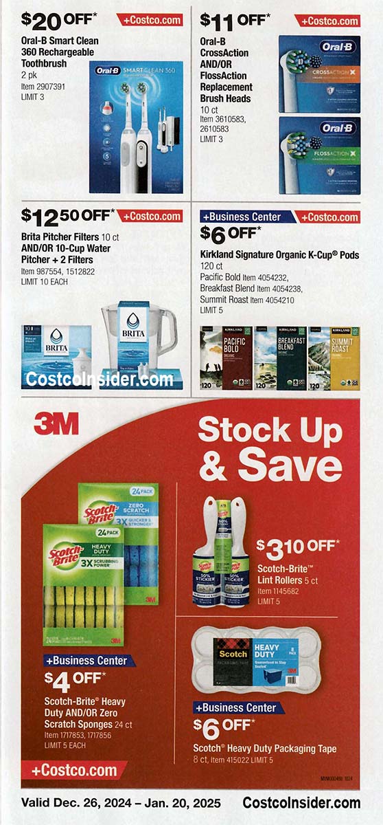 Costco January 2025 Coupon Book Costco Insider