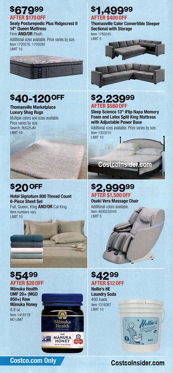 Costco January 2025 Coupon Book Costco Insider
