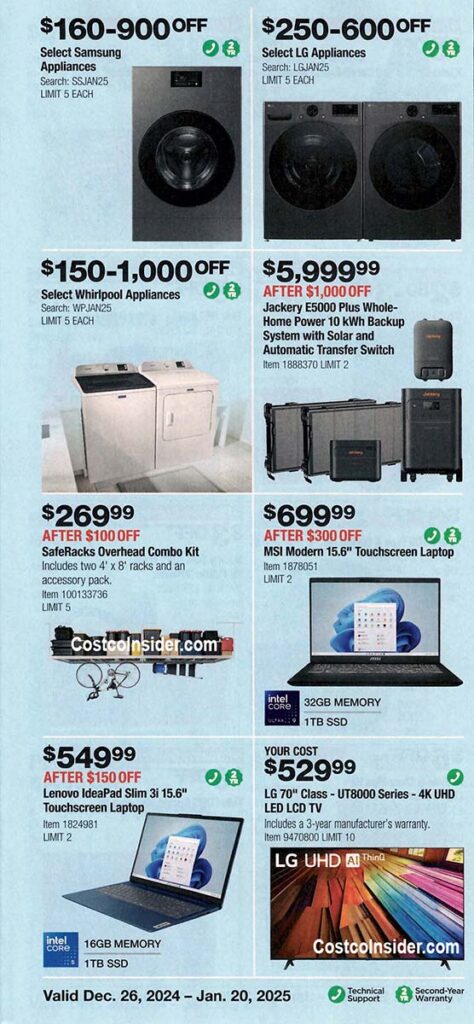 Costco January 2025 Coupon Book Page 12