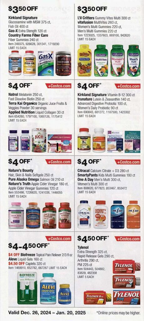 Costco January 2025 Coupon Book Page 19