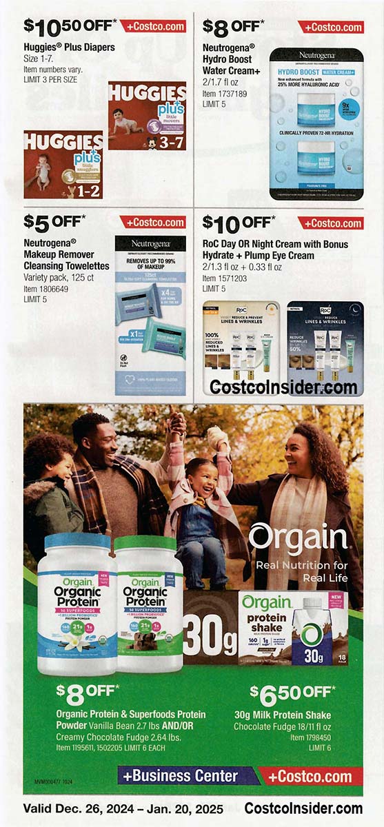 Costco January 2025 Coupon Book Costco Insider