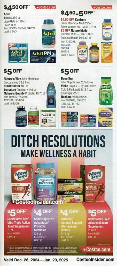 Costco January 2025 Coupon Book Page 20