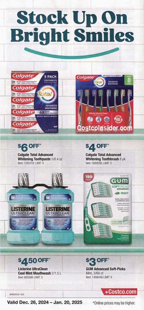 Costco January 2025 Coupon Book Page 3