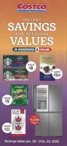 Costco February 2025 Coupon Book Cover