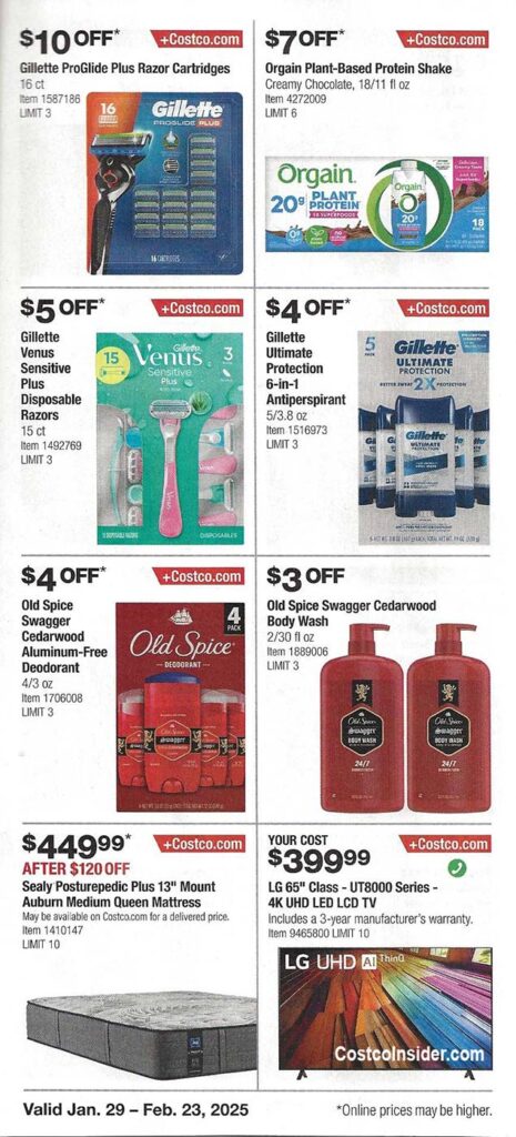 Costco February 2025 Coupon Book Page 3