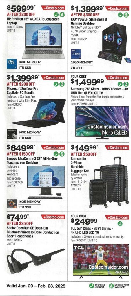Costco February 2025 Coupon Book Page 4