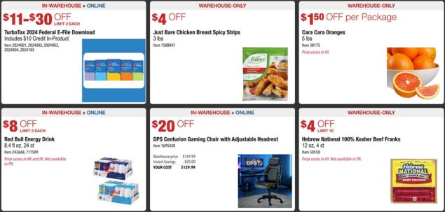 Costco January 2025 Hot Buys Coupons Page 1