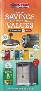 Costco March 2025 Coupon Book Cover
