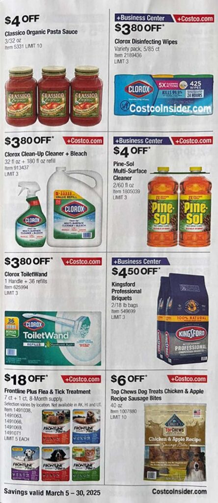 Costco March 2025 Coupon Book Page 16