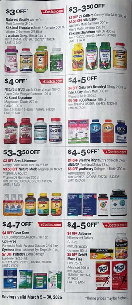 Costco March 2025 Coupon Book Page 19
