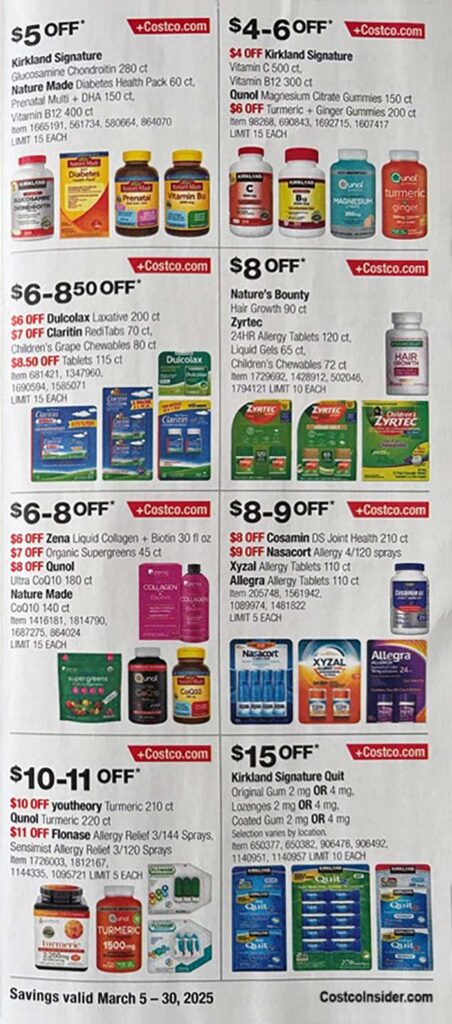 Costco March 2025 Coupon Book Page 20