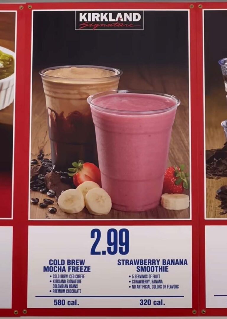 New Costco Strawberry Banana Smoothie in Food Court Costco Insider