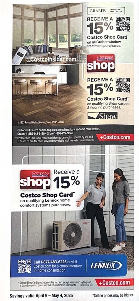 Costco April 2025 Coupon Book Page 11