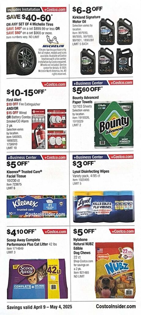 Costco April 2025 Coupon Book Page 12