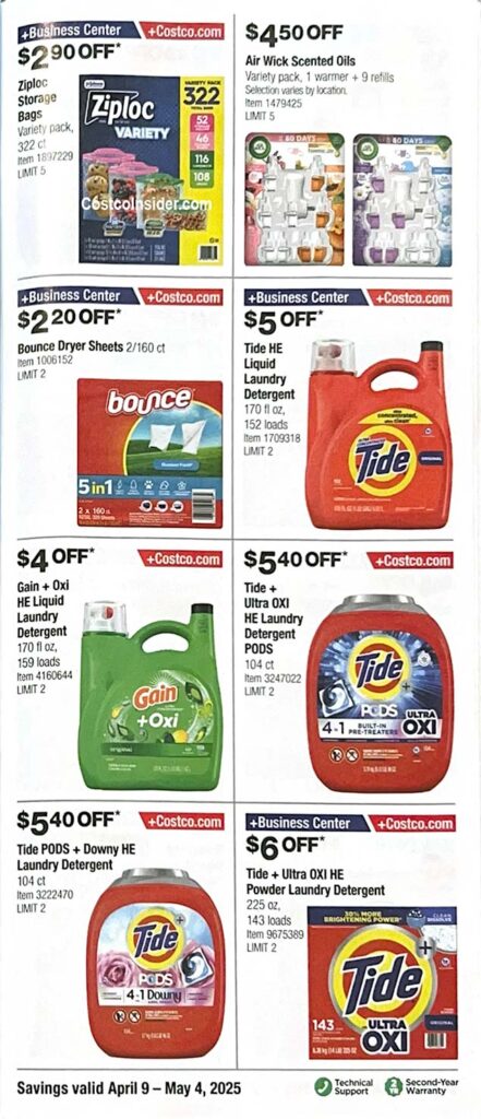 Costco April 2025 Coupon Book Page 16