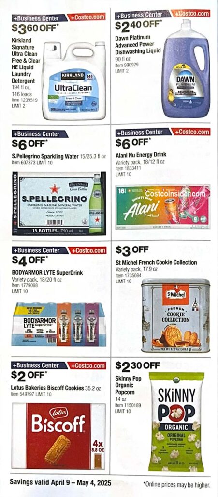 Costco April 2025 Coupon Book Page 17