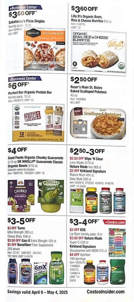Costco April 2025 Coupon Book Page 20