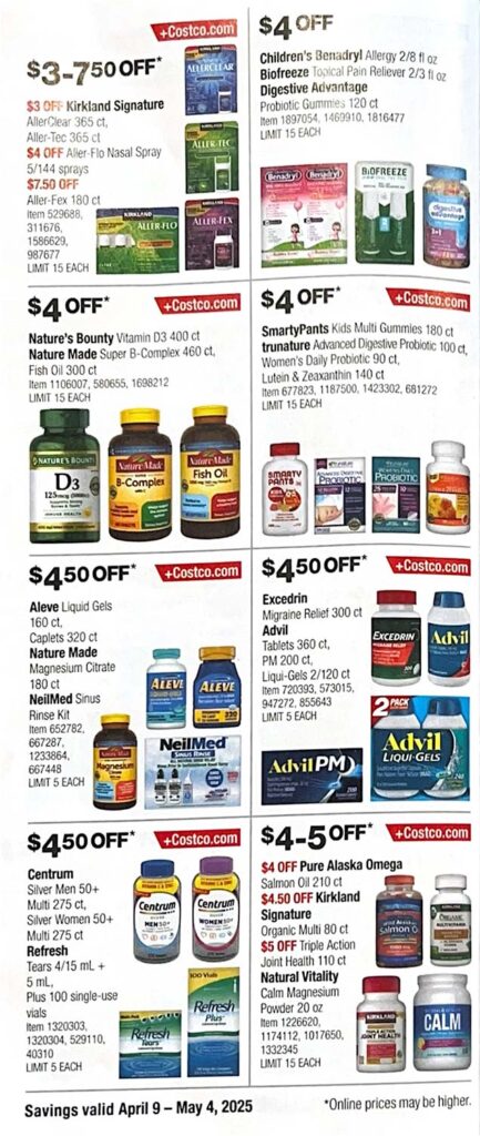Costco April 2025 Coupon Book Page 21