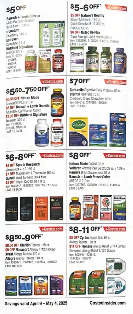Costco April 2025 Coupon Book Page 22