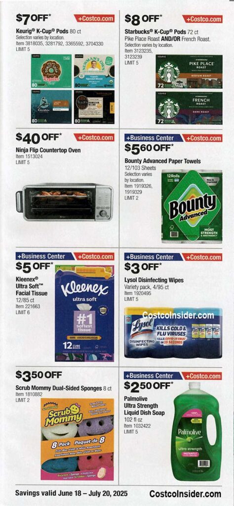 Costco July 2025 Coupon Book Page 10