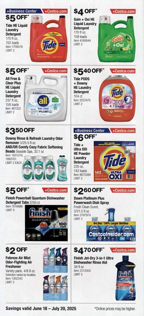 Costco July 2025 Coupon Book Page 13