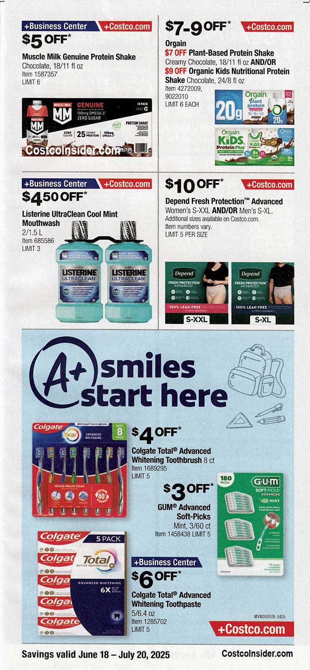 Costco July 2025 Coupon Book Page 4
