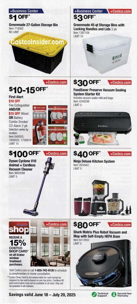 Costco July 2025 Coupon Book Page 8