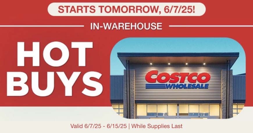 Costco June 2025 Hot Buys Coupons Cover