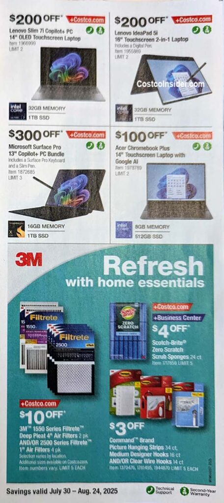 Costco August 2025 Coupon Book Page 10