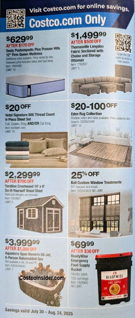 Costco August 2025 Coupon Book Page 13