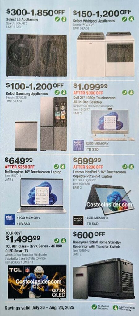 Costco August 2025 Coupon Book Page 14
