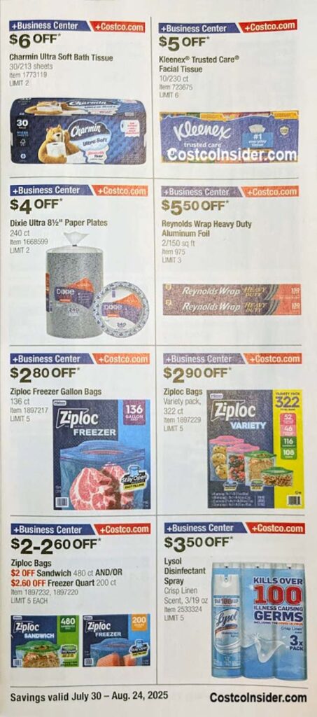 Costco August 2025 Coupon Book Page 16