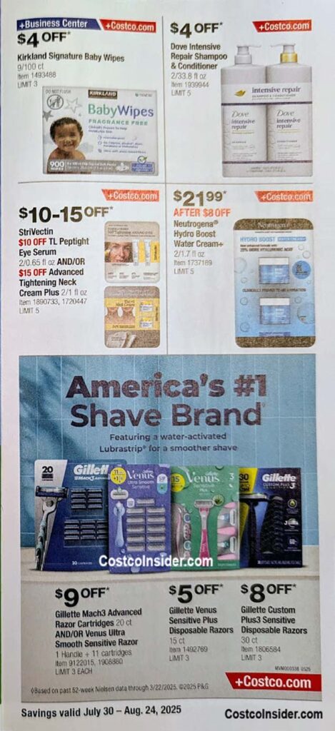Costco August 2025 Coupon Book Page 4