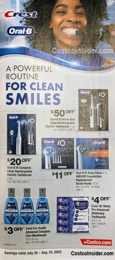 Costco August 2025 Coupon Book Page 6