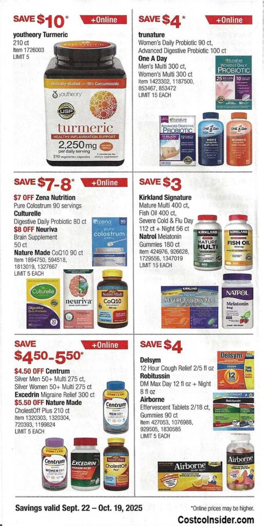 Costco October 2025 Coupon Book Page 21