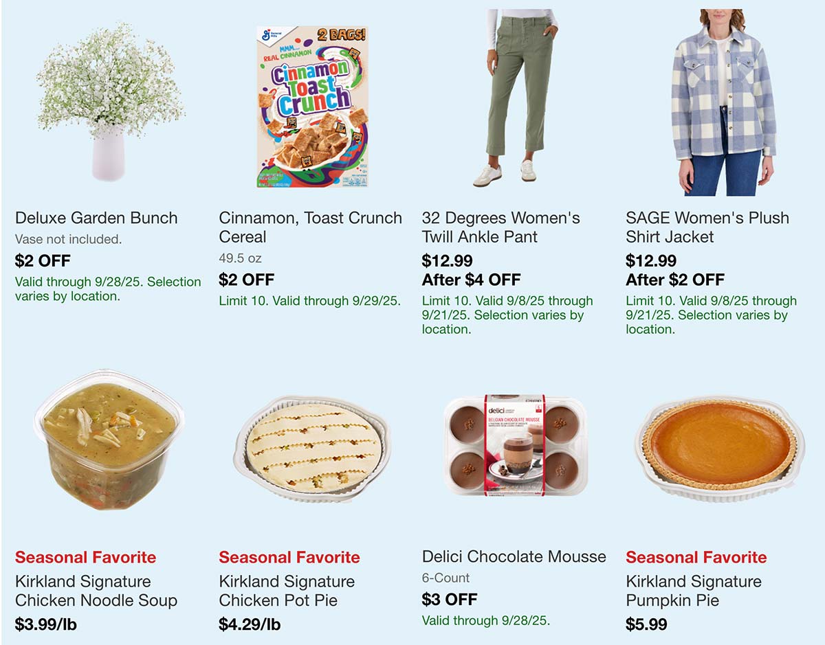 Costco September 8 2025 Weekly Coupons Page 1