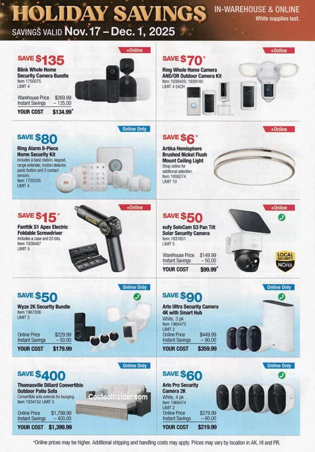 Costco Black Friday 2025 Ad Page 13